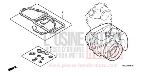 TROUSSE DE JOINT B CRF250R9 de 2009